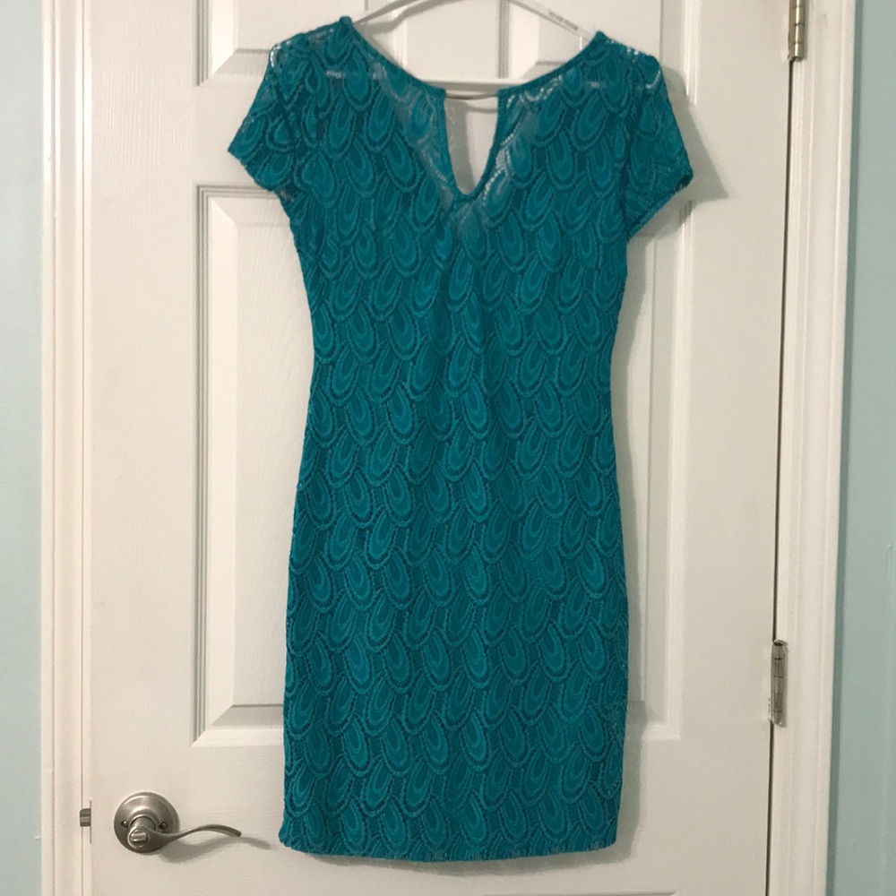 Teal Semi-formal Cocktail Dress